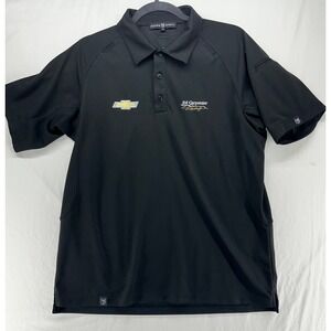 Marwin Sports Ed Carpenter Racing Chevrolet Polo Shirt Mens Medium Black IndyCar